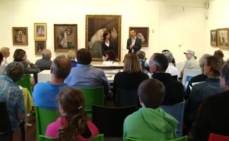 Art exhibition talk James R Jackson at MAGAM