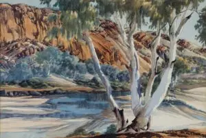 Albert Namatjira watercolour