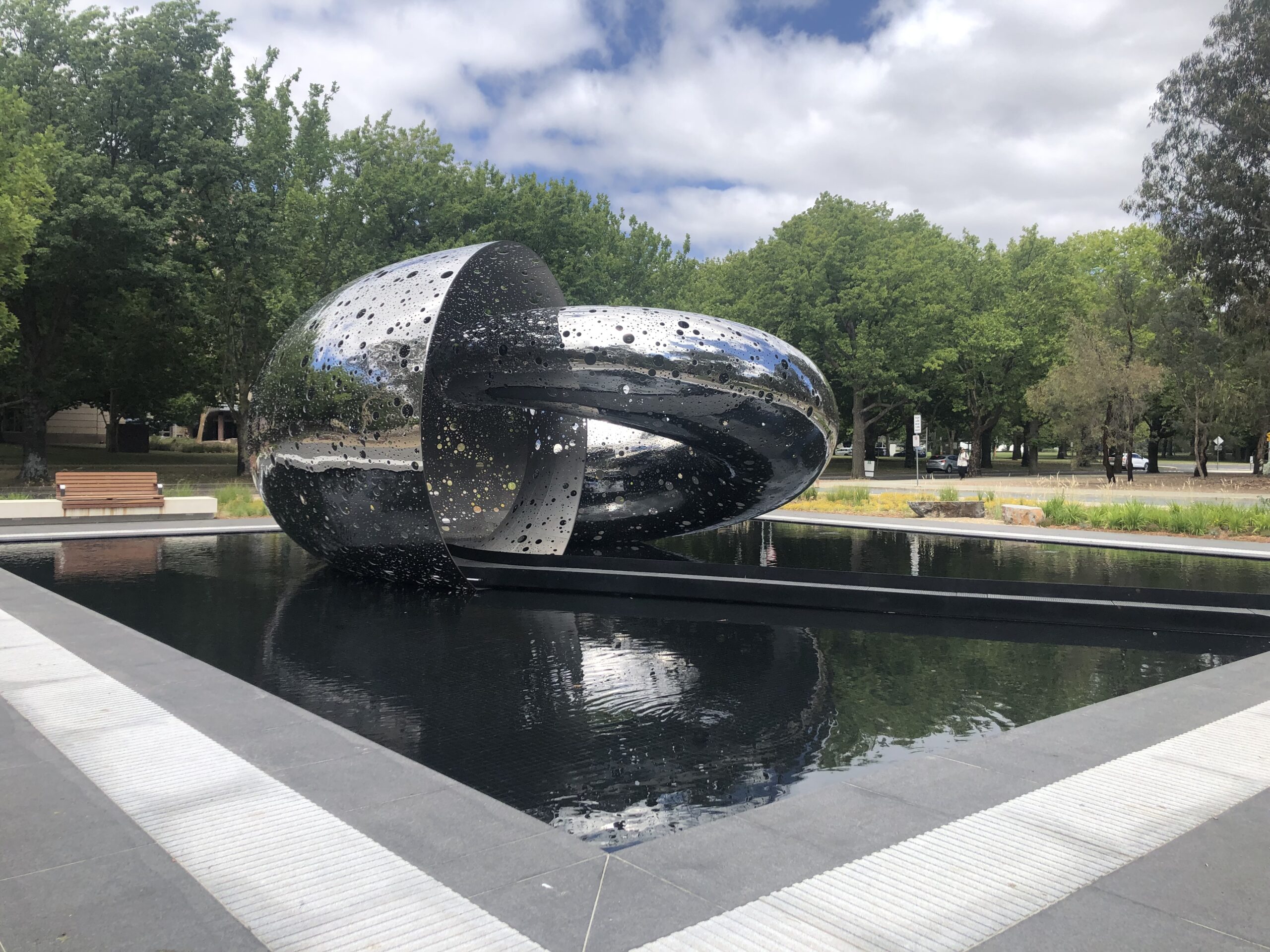 Lindy Lee Ouroboros at the NGA, Canberra