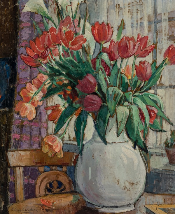 Bessie Davidson Tulip still life painting