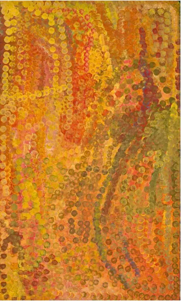 Emily Kngwarreye painting