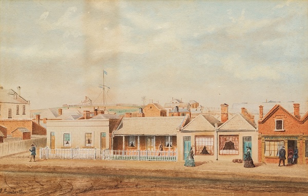 JWC MacCarthy colonial Melbourne Scene