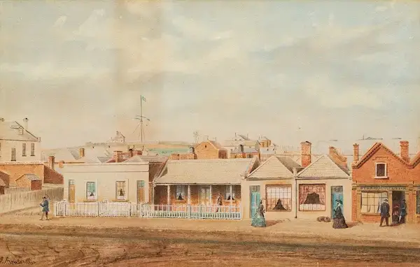 JWC MacCarthy colonial Melbourne Scene