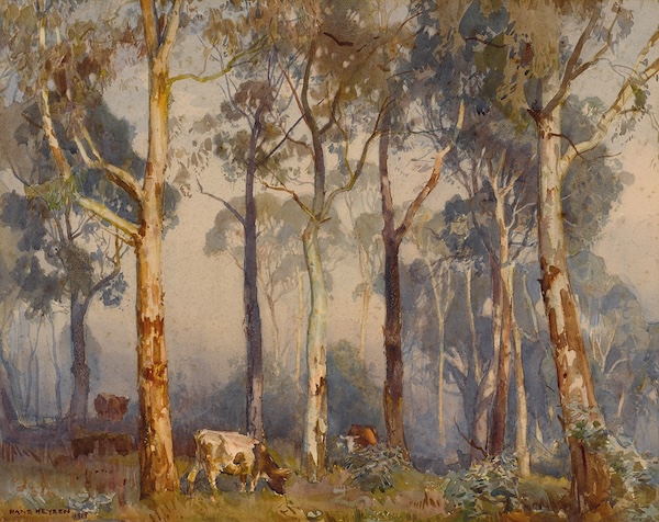Hans Heysen landscape painting