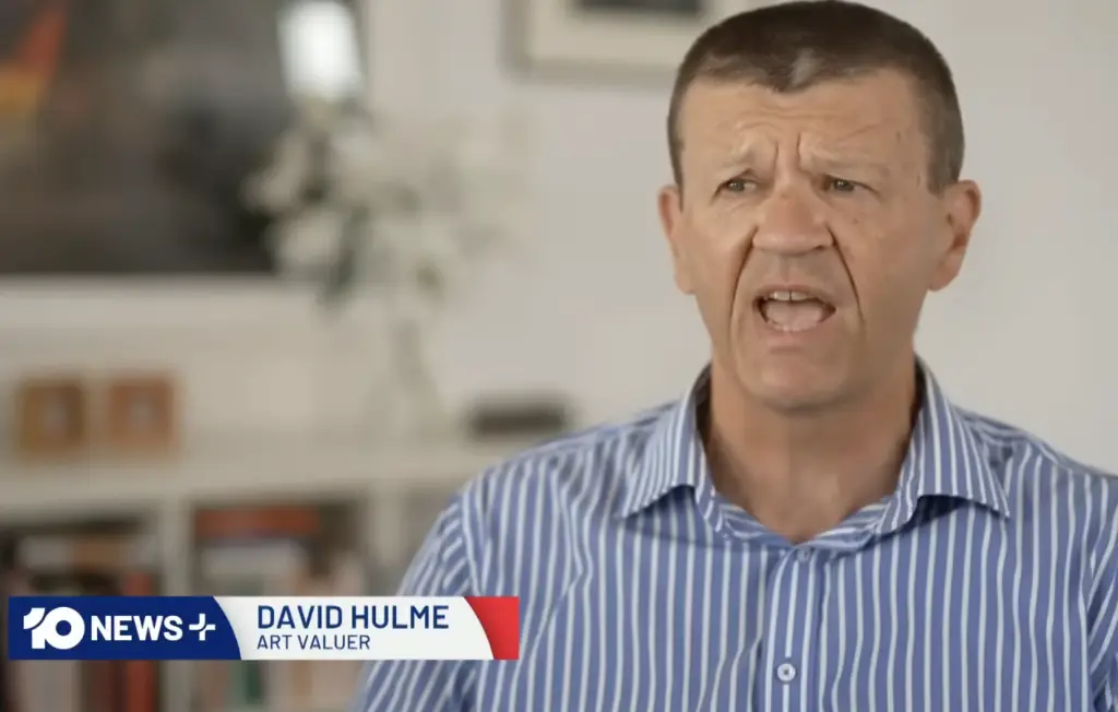 David Hulme interviewed on 10News+ on artist Banksy