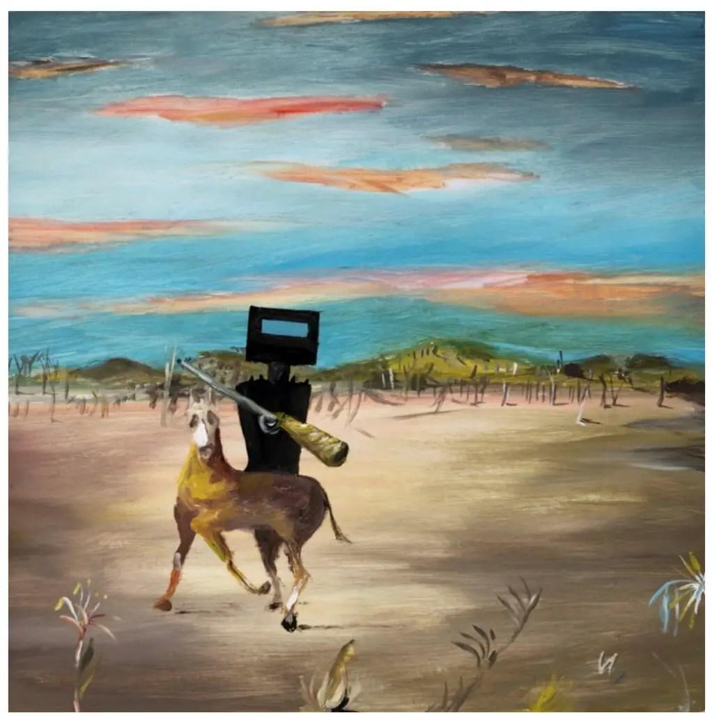 Sidney Nolan Ned Kelly and Horse, 1955, at Smith & Singer